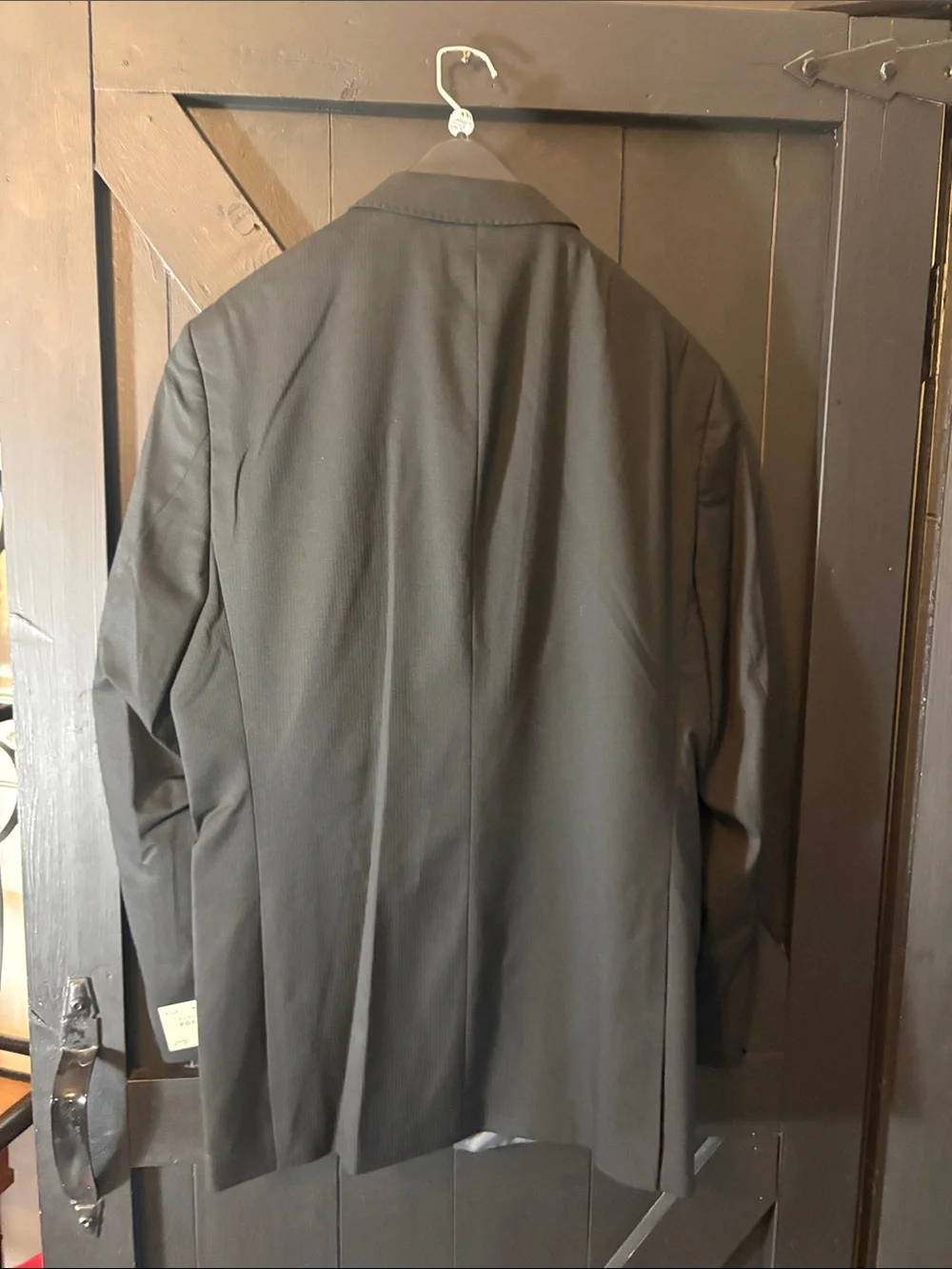 Perry Ellis Black Two-Button Notch Lapel Sport Coat